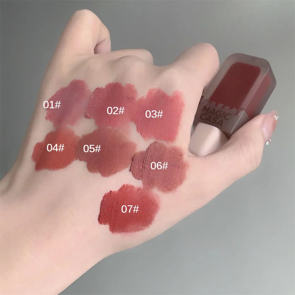 Chocolate Ice Cream Velvet Matte Lip Glaze