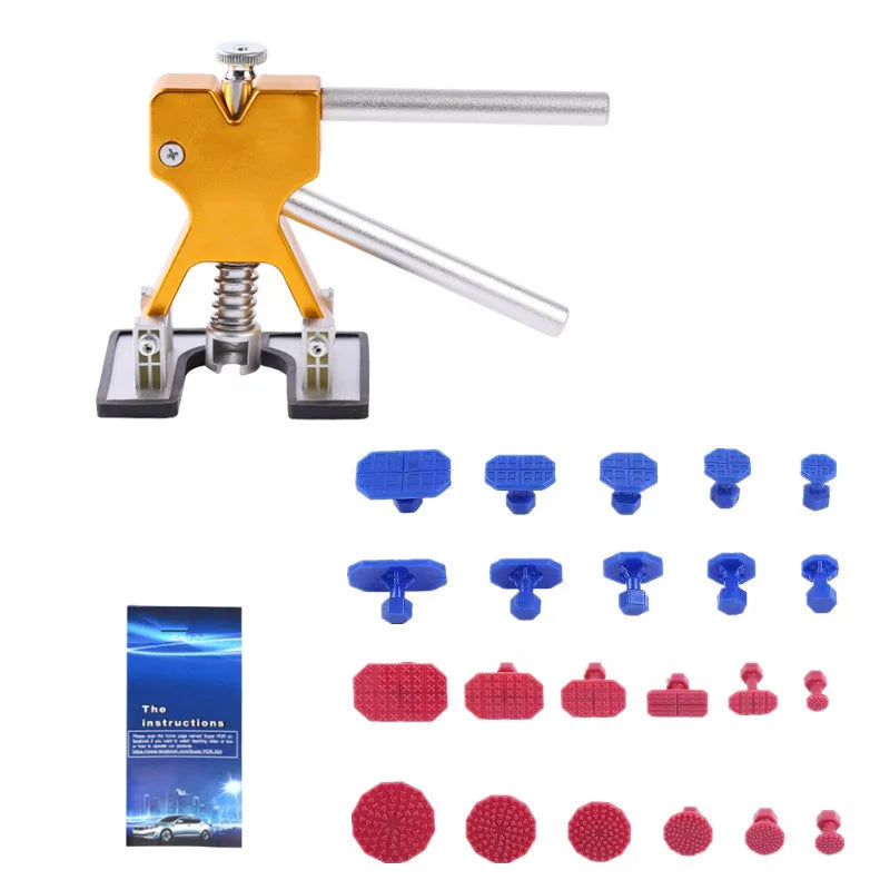 Paintless Dent Puller Kit - Auto Hail Repair Suction Cup Set