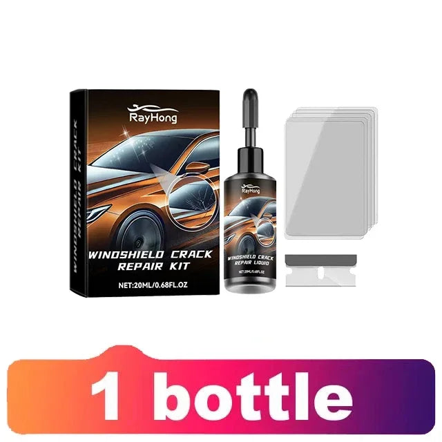 Windshield Crack Repair Fluid Resin Set - 3pcs