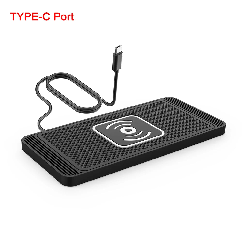 15W Wireless Car Charger Pad Stand for iPhone and Samsung