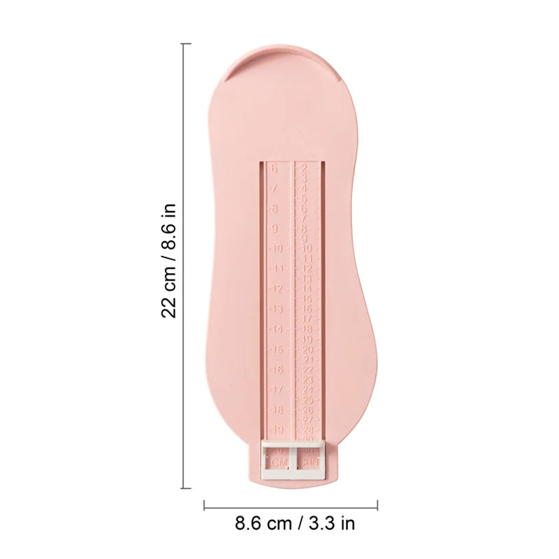 Baby Foot Measuring Ruler - Kids Shoe Size Gauge Tool