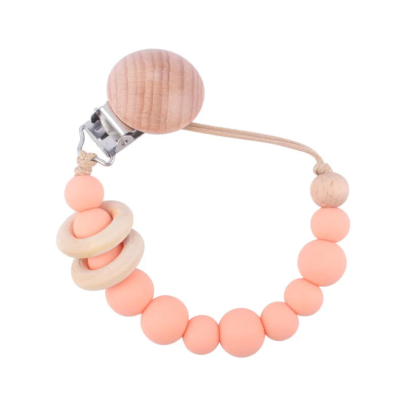 Silicone Pacifier Clip Chain - Anti-Drop Baby Soother Holder