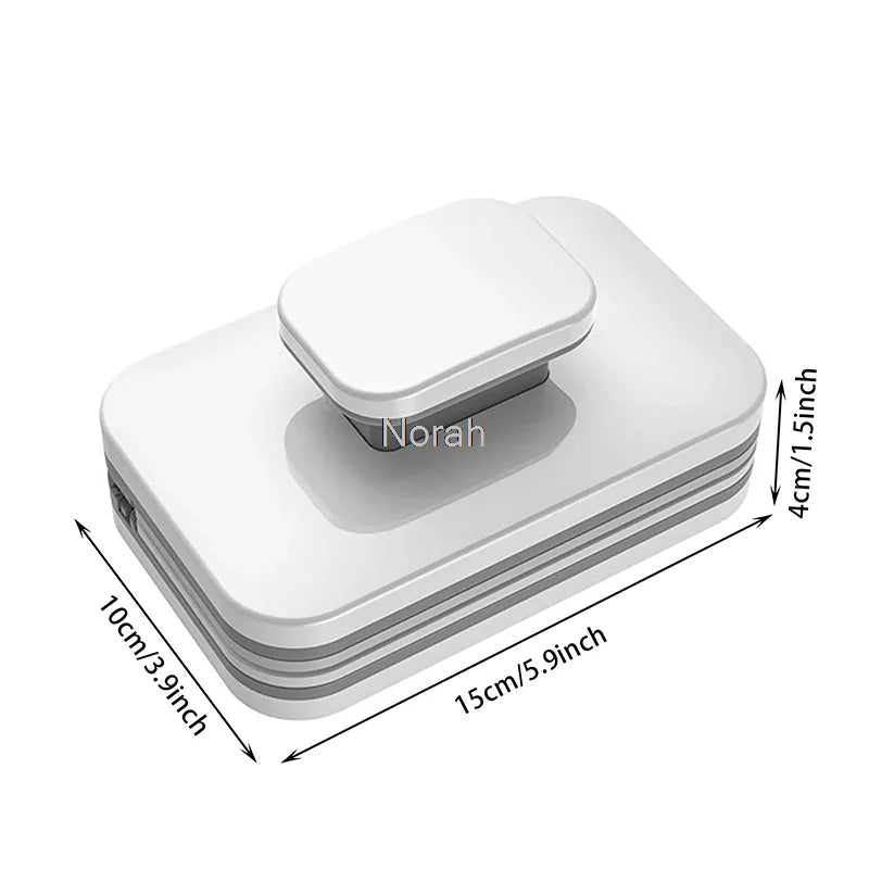 Double-Sided Magnetic Window Cleaner Glass Scraper