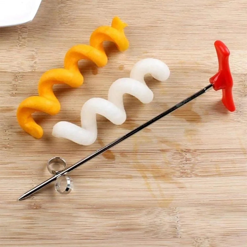 Manual Spiral Vegetable Cutter and Roller Slicer Tool