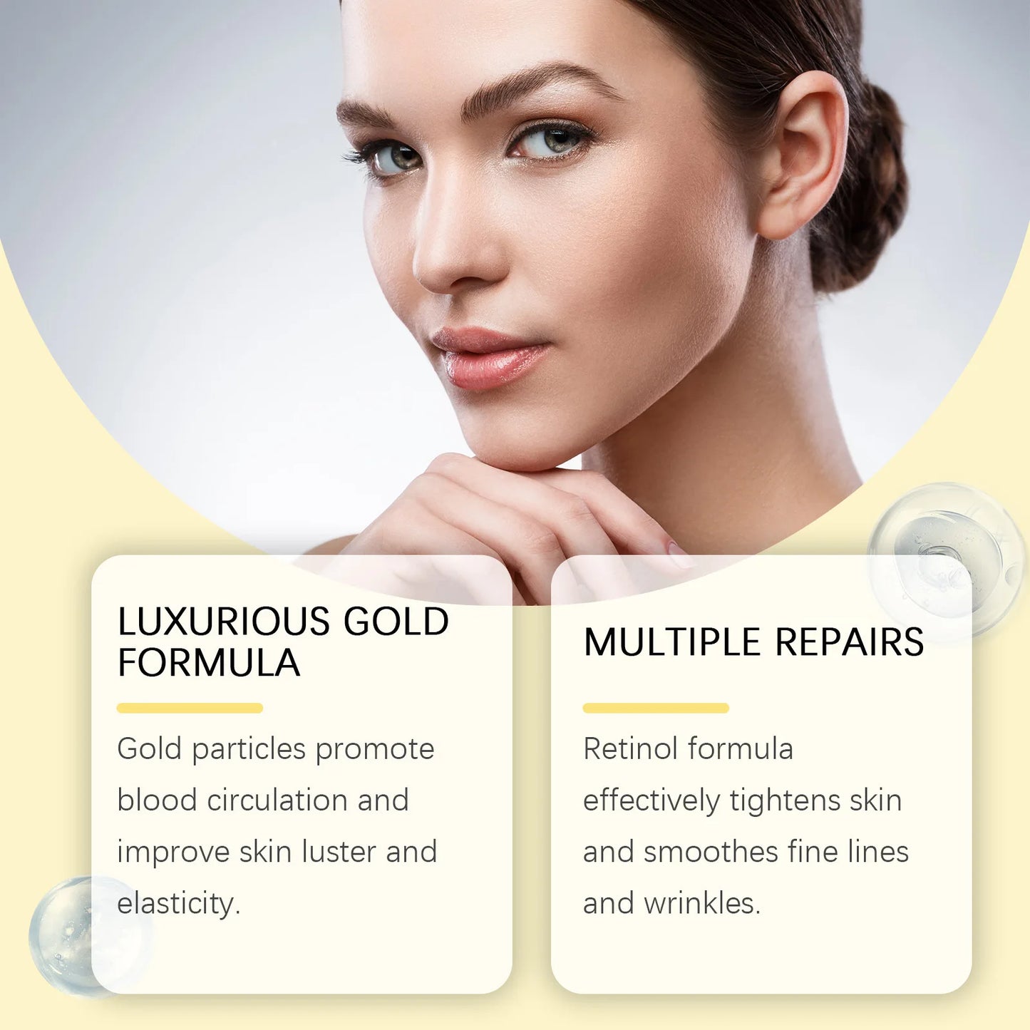 24K Gold Retinol Collagen Eye Patch Set - 30pcs Boxed