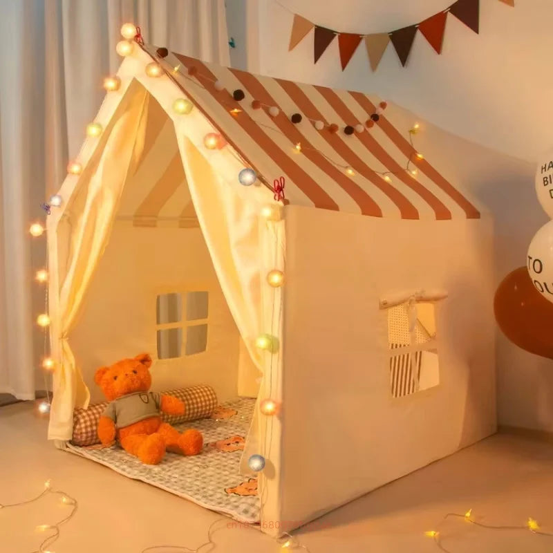 Foldable Kids Play Tent - Indoor and Outdoor Toddler Playhouse