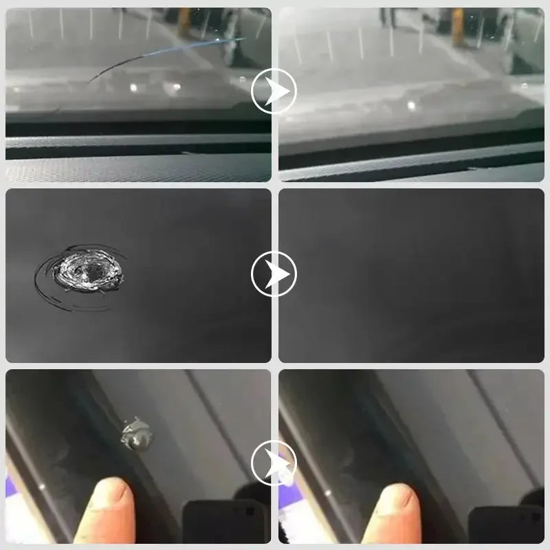 Windshield Crack Repair Fluid Resin Set - 3pcs