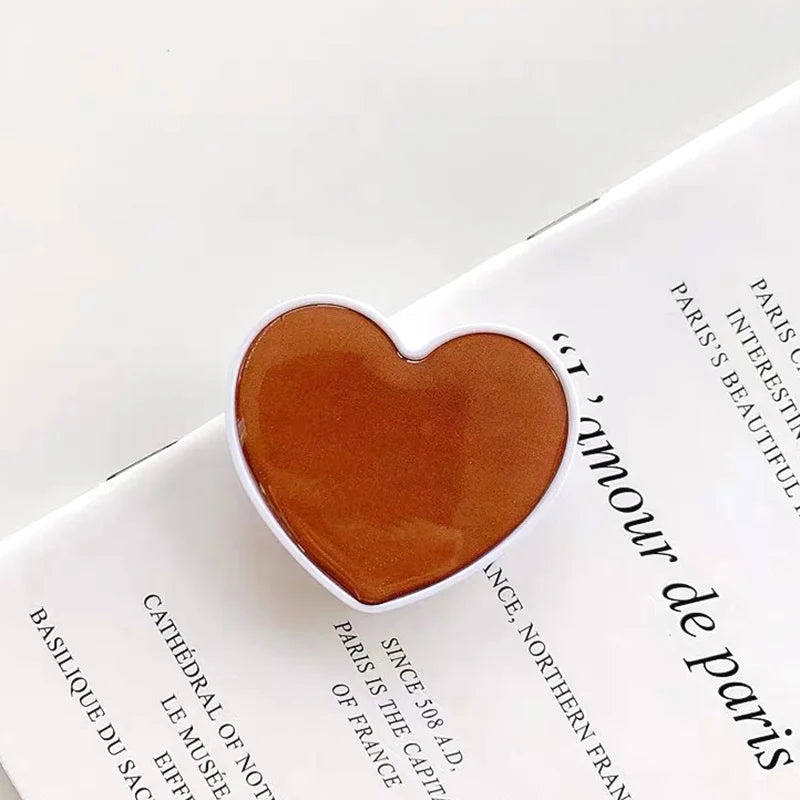 Heart-Shaped Universal Phone Grip Socket Stand