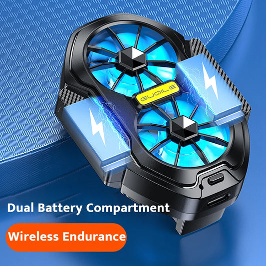 FS01 Dual Fan Rechargeable Phone Cooler Clip
