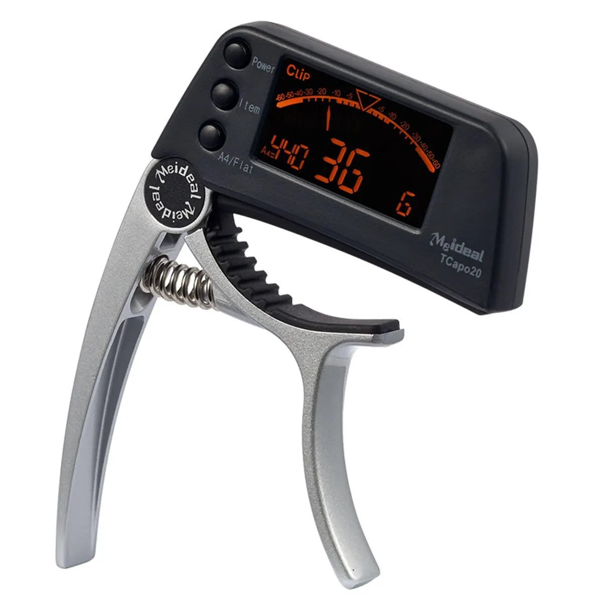 2-in-1 Guitar Tuner Capo - LED Display Accessory for Strings
