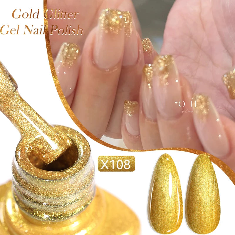 LILYCUTE Reflective Glitter Liner Nail Gel - 5ml