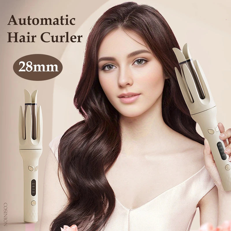 Automatic 28MM Hair Curler - Negative Ion Ceramic Curling Iron