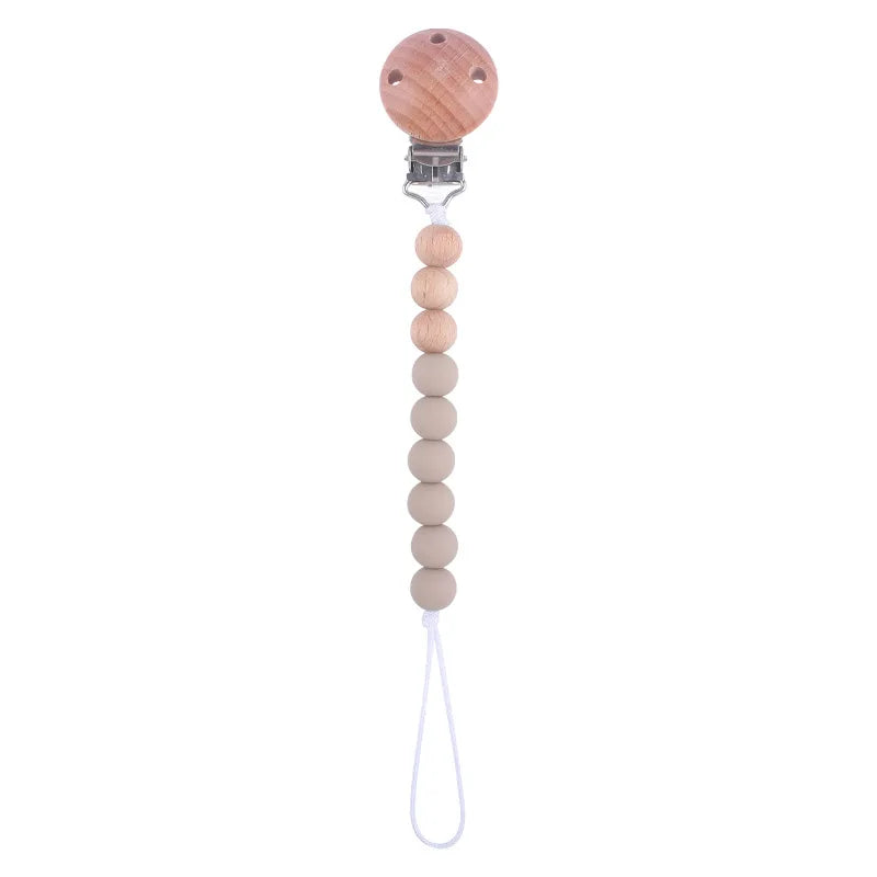 Silicone Pacifier Clip Chain - Anti-Drop Baby Soother Holder