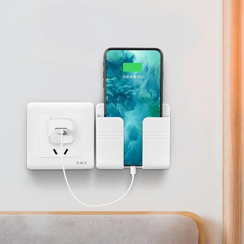 Universal Phone Wall Charging Holder - Hanging Bracket Hook Stand