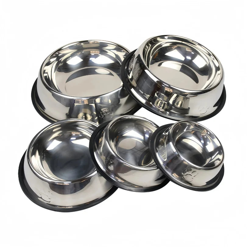 Stainless Steel Pet Feeding Bowl for Dogs and Cats