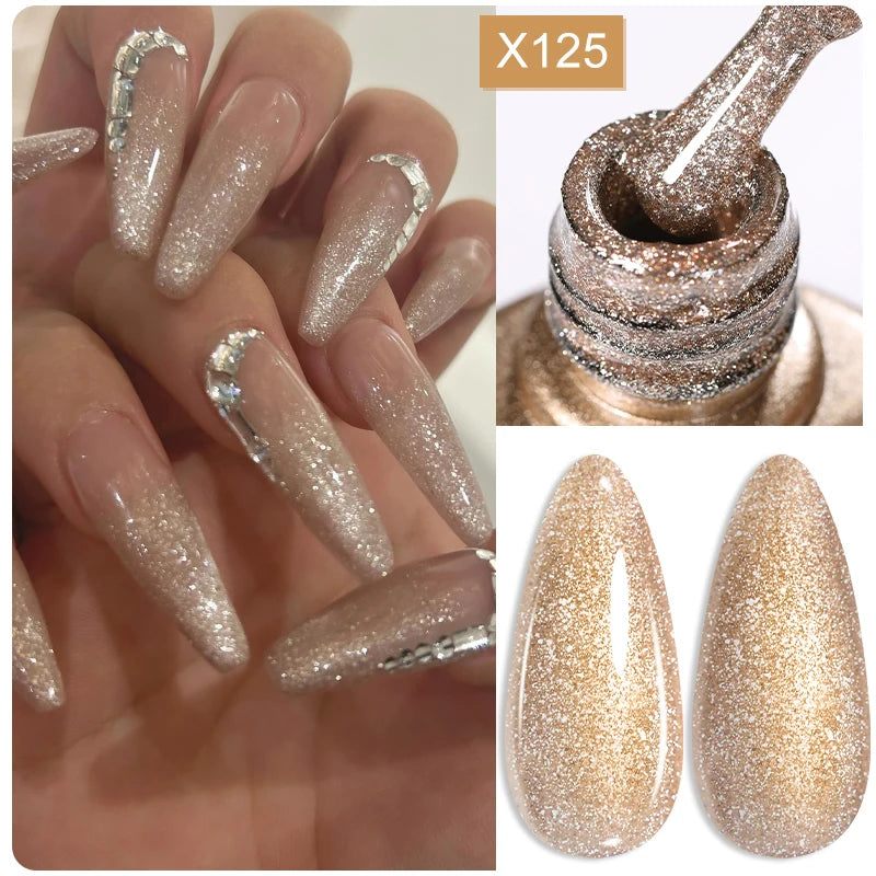 LILYCUTE Reflective Glitter Liner Nail Gel - 5ml