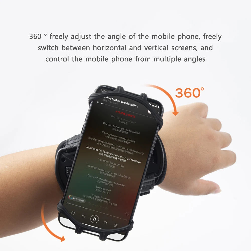360-Degree Rotatable Running Armband Phone Holder