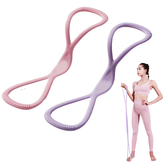8-Shaped Chest Expander Pull Rope for Shoulder and Arm Training