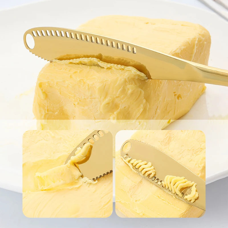 3-in-1 Stainless Steel Butter Knife and Spreader