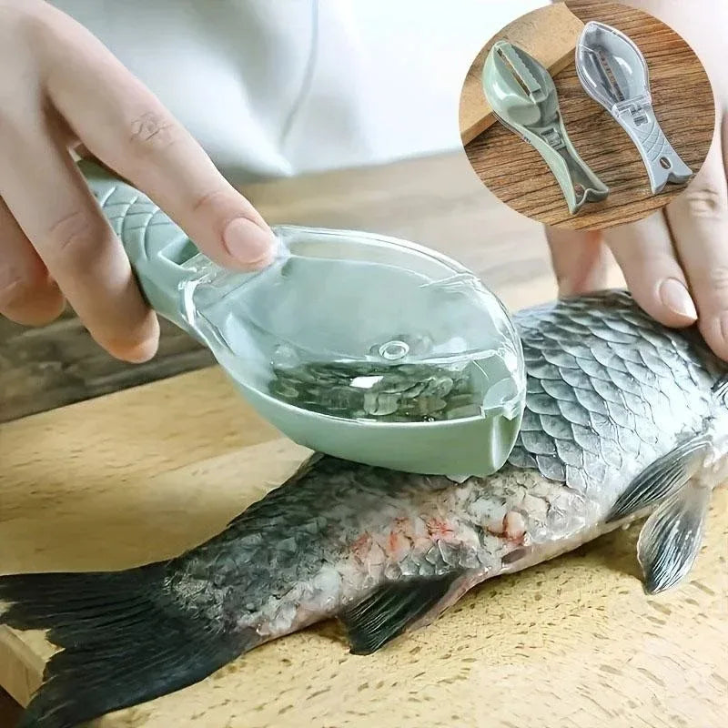 Fish Scale Scraper Cleaning Tool with Cover