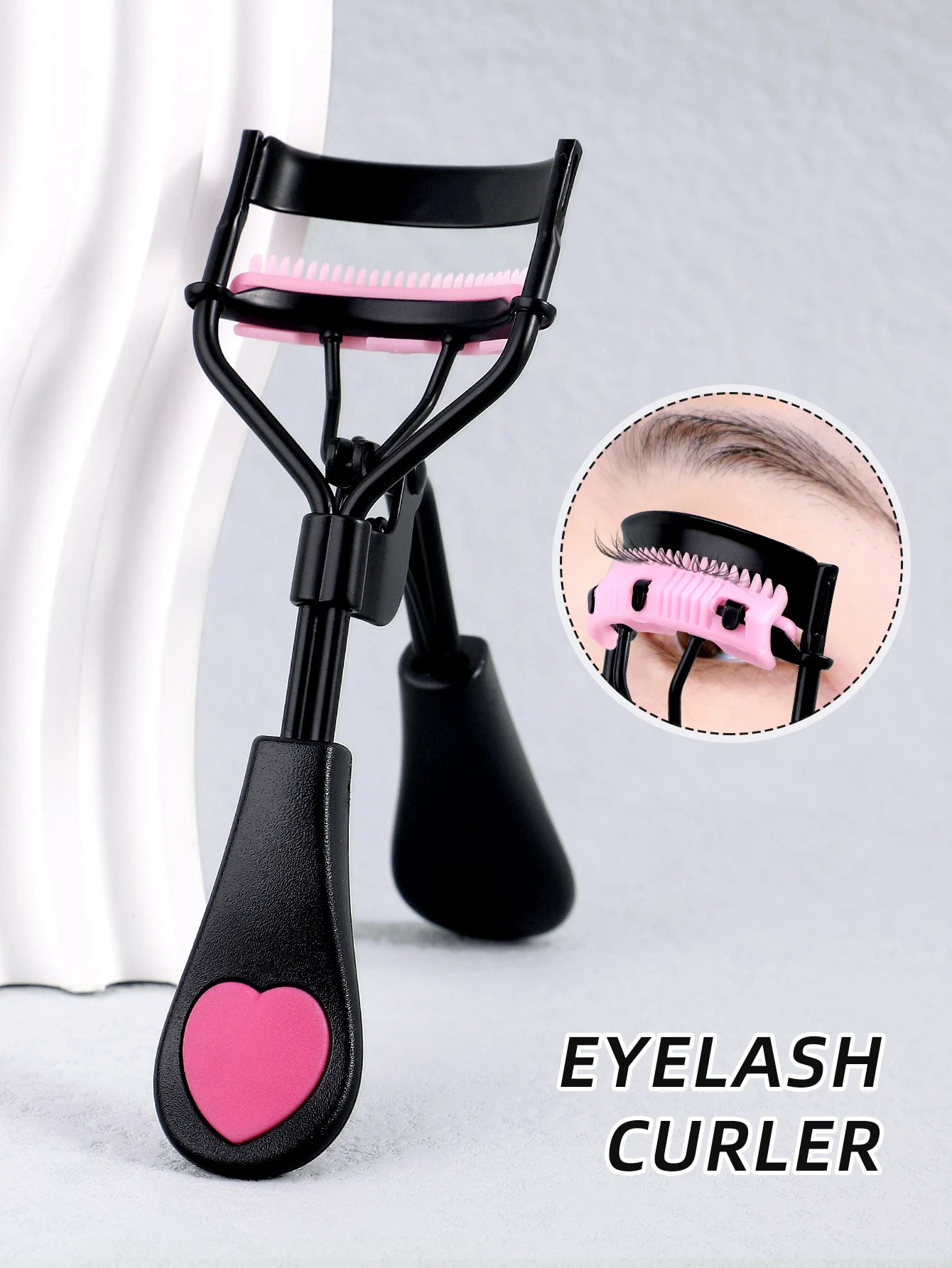 Stainless Steel Eyelash Curler - Comb Lash Shaping Tool