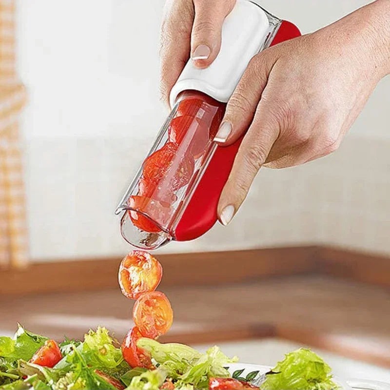 Tomato, Grape and Cherry Manual Slicer Kitchen Gadget