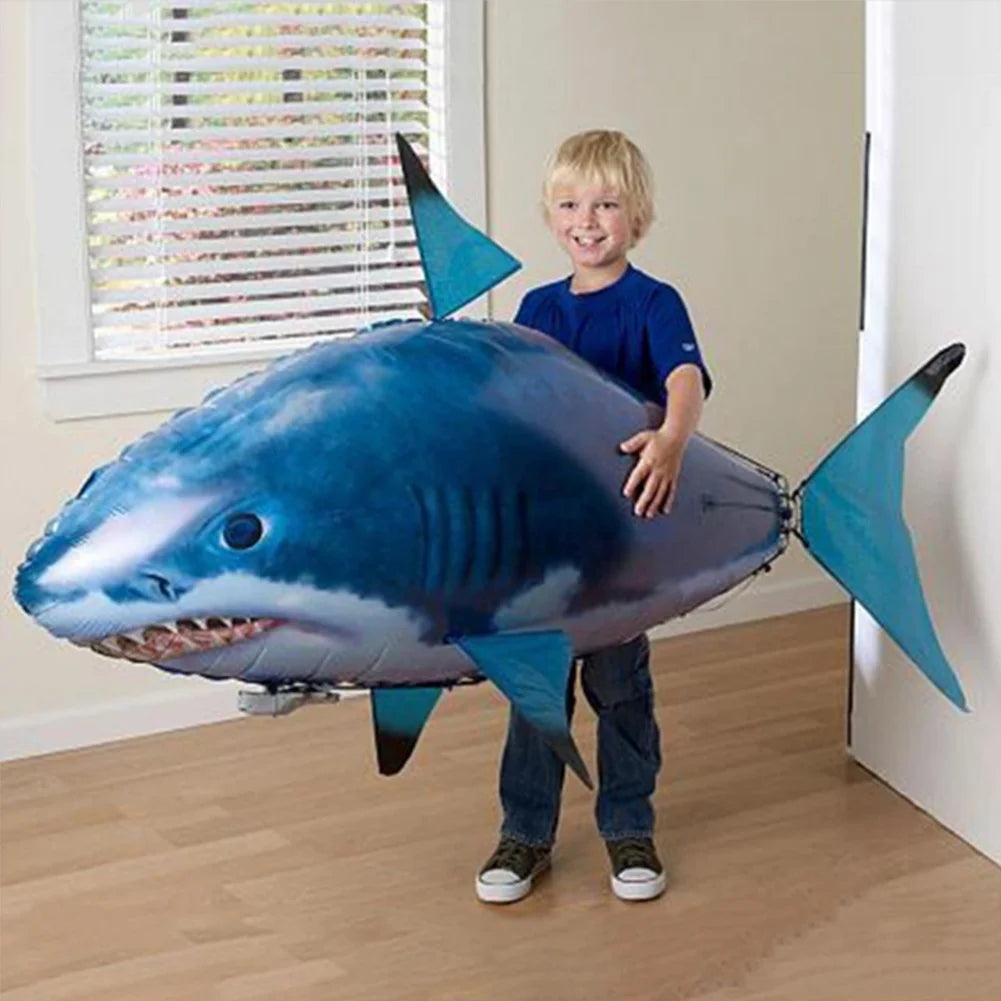 Remote Control Flying Shark Balloon Toy - Infrared RC Party Decor