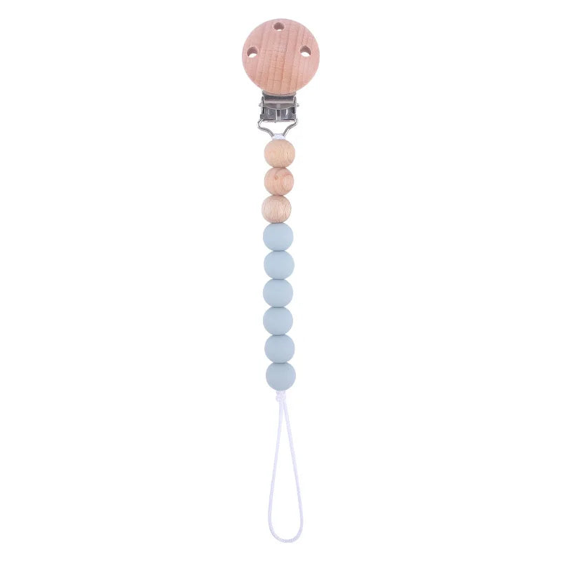 Silicone Pacifier Clip Chain - Anti-Drop Baby Soother Holder