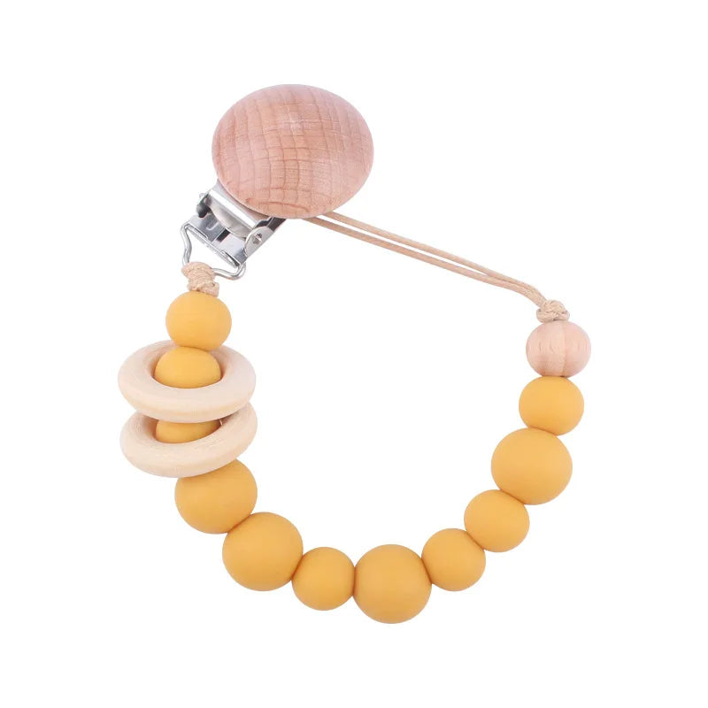 Silicone Pacifier Clip Chain - Anti-Drop Baby Soother Holder