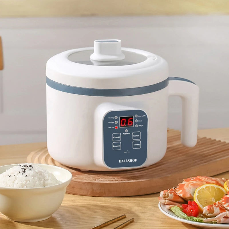 Mini Electric Rice Cooker and Household Multicooker Steamer