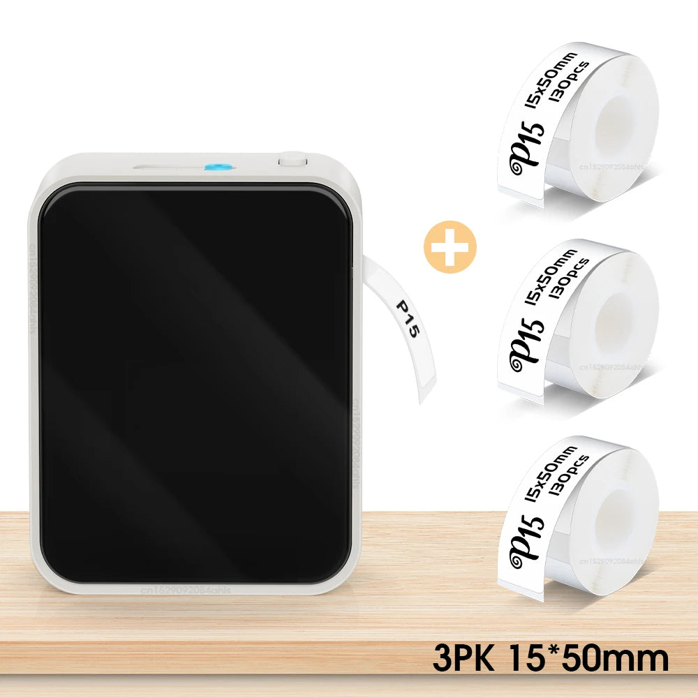 Marklife P15 Bluetooth Label Printer - Portable Inkless Sticker Maker