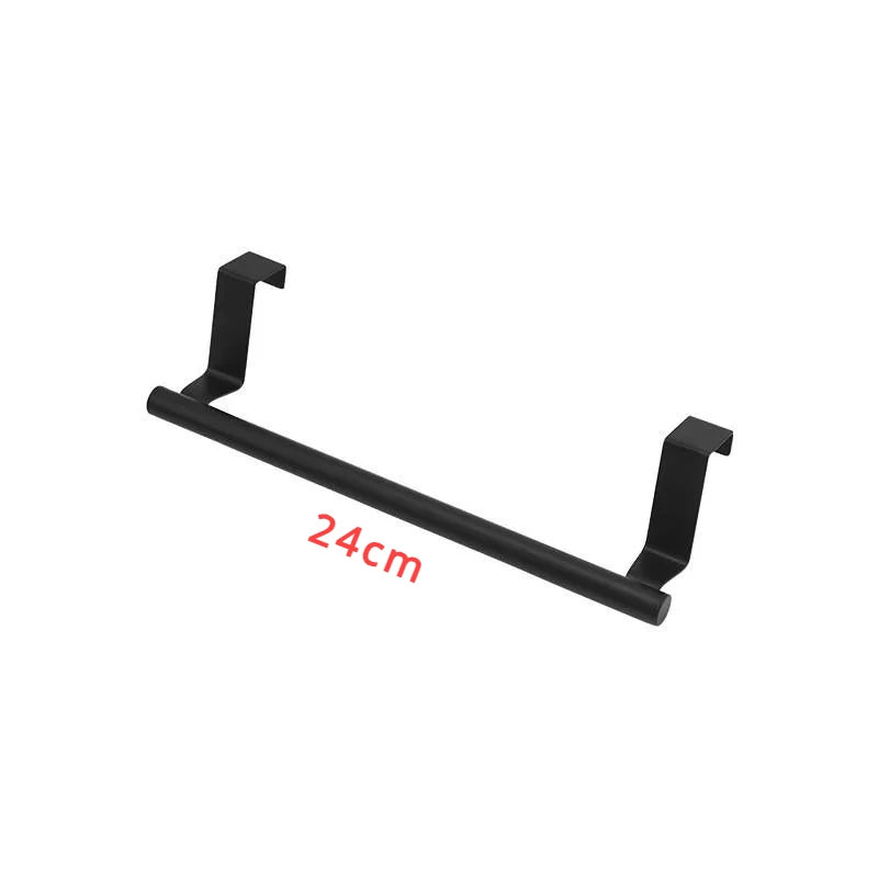 Over-Cabinet Stainless Steel Towel Rack - Punch-Free Design