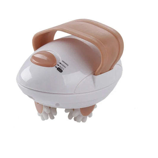 3D Electric Roller Body Massager - White EU Plug
