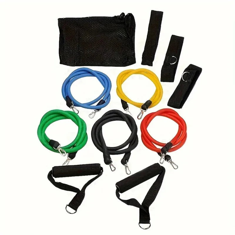 11-Piece Resistance Band Training Strap Set for Arm Workouts