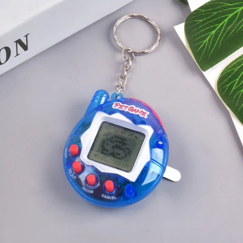 Transparent Virtual Pet Toy - 168-in-1 Nostalgic Digital Game