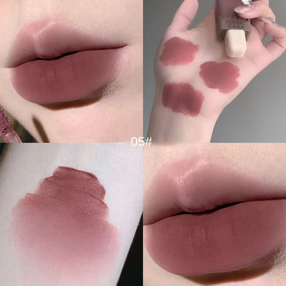 Chocolate Ice Cream Velvet Matte Lip Glaze