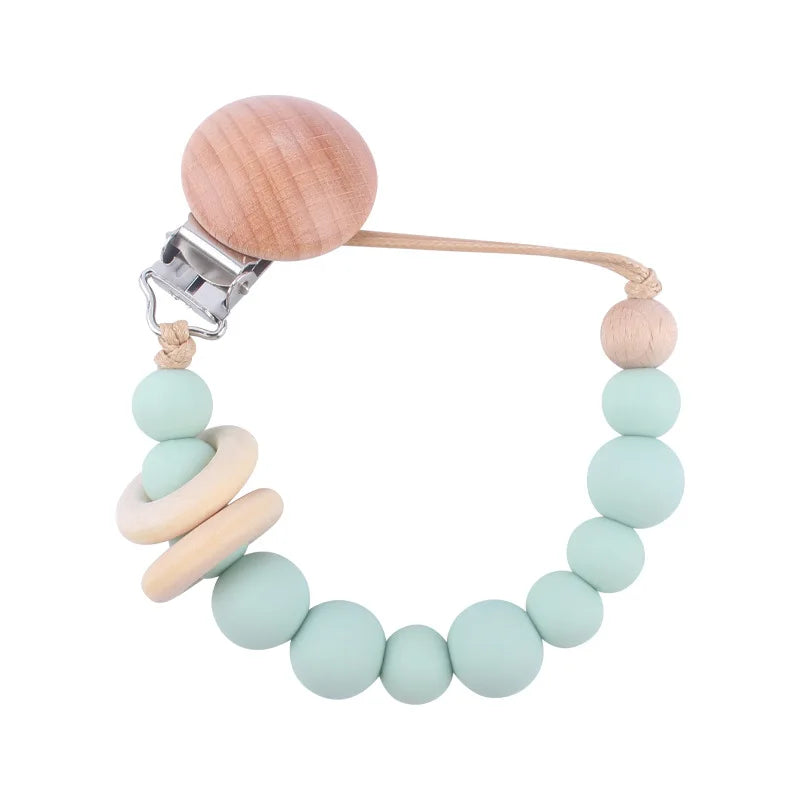 Silicone Pacifier Clip Chain - Anti-Drop Baby Soother Holder