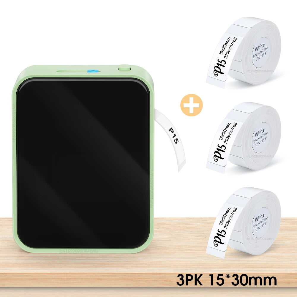 Marklife P15 Bluetooth Label Printer - Portable Inkless Sticker Maker