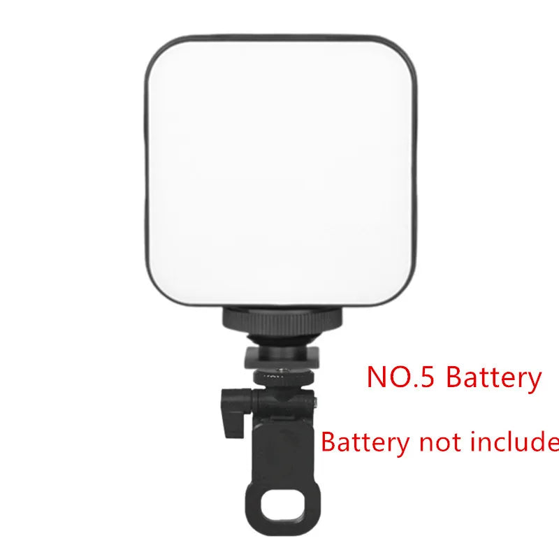 Pocket LED Selfie Ring Light - Clip-On Phone and Laptop Flash