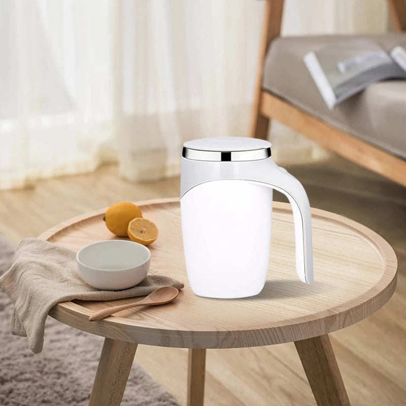 Rechargeable Automatic Stirring Coffee Mug with Lid