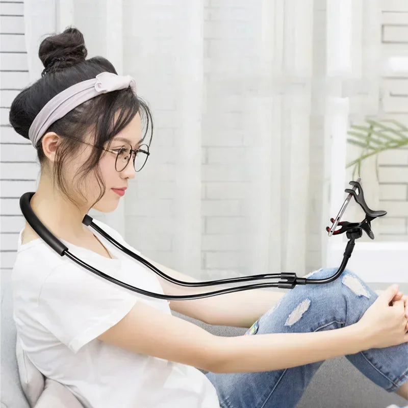 Hanging Neck Phone Holder - 360 Degree Lazy Cellphone Stand