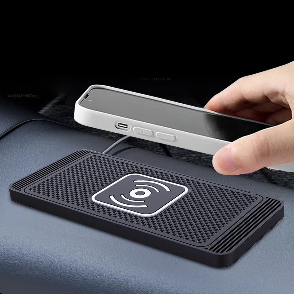 15W Wireless Car Charger Pad Stand for iPhone and Samsung
