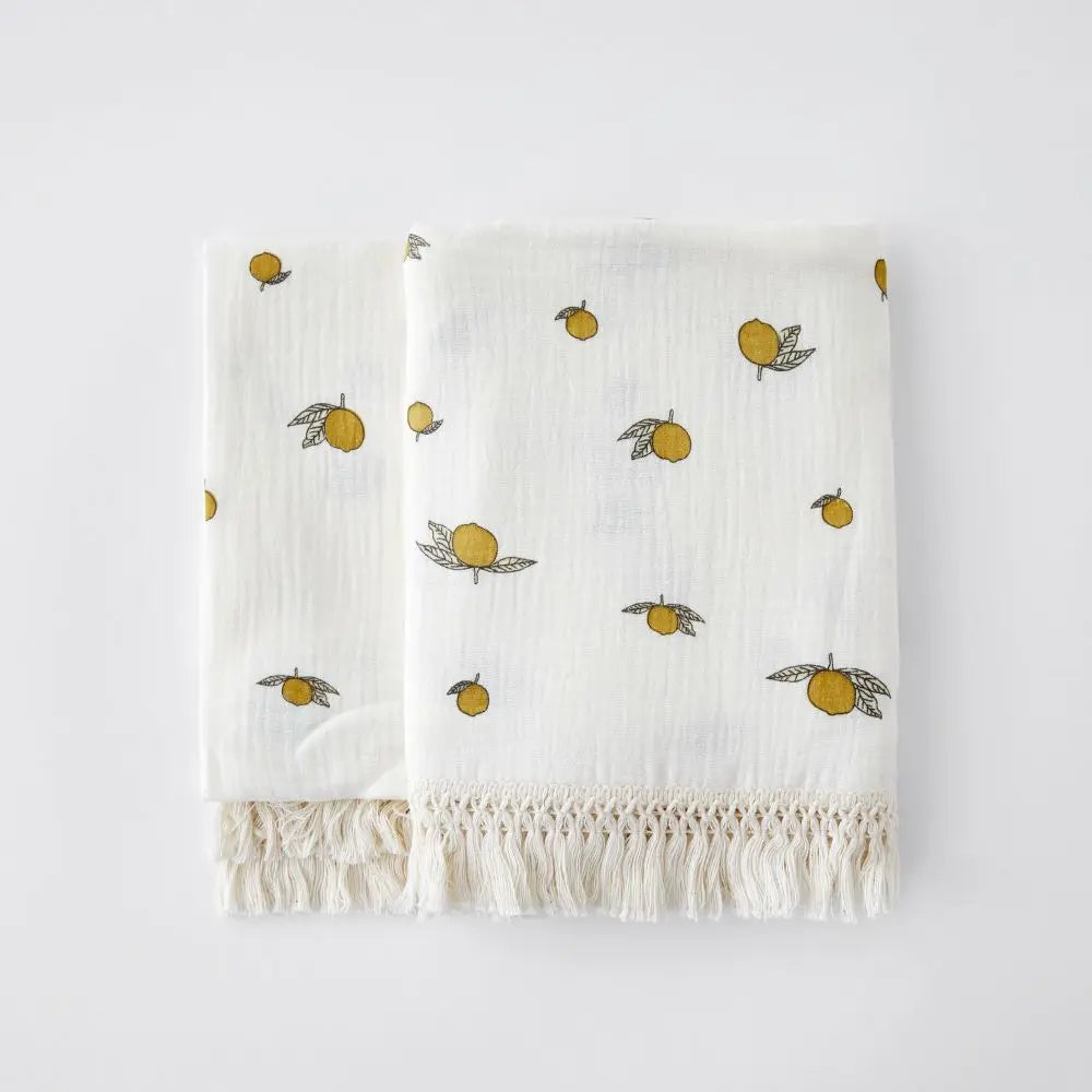 Cute Bear Cotton Baby Swaddle Blanket - Soft Newborn Muslin Wrap