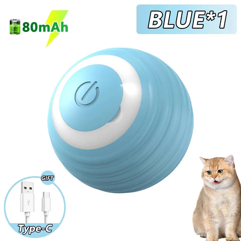 Smart Automatic Rolling Cat Interactive Ball Toy