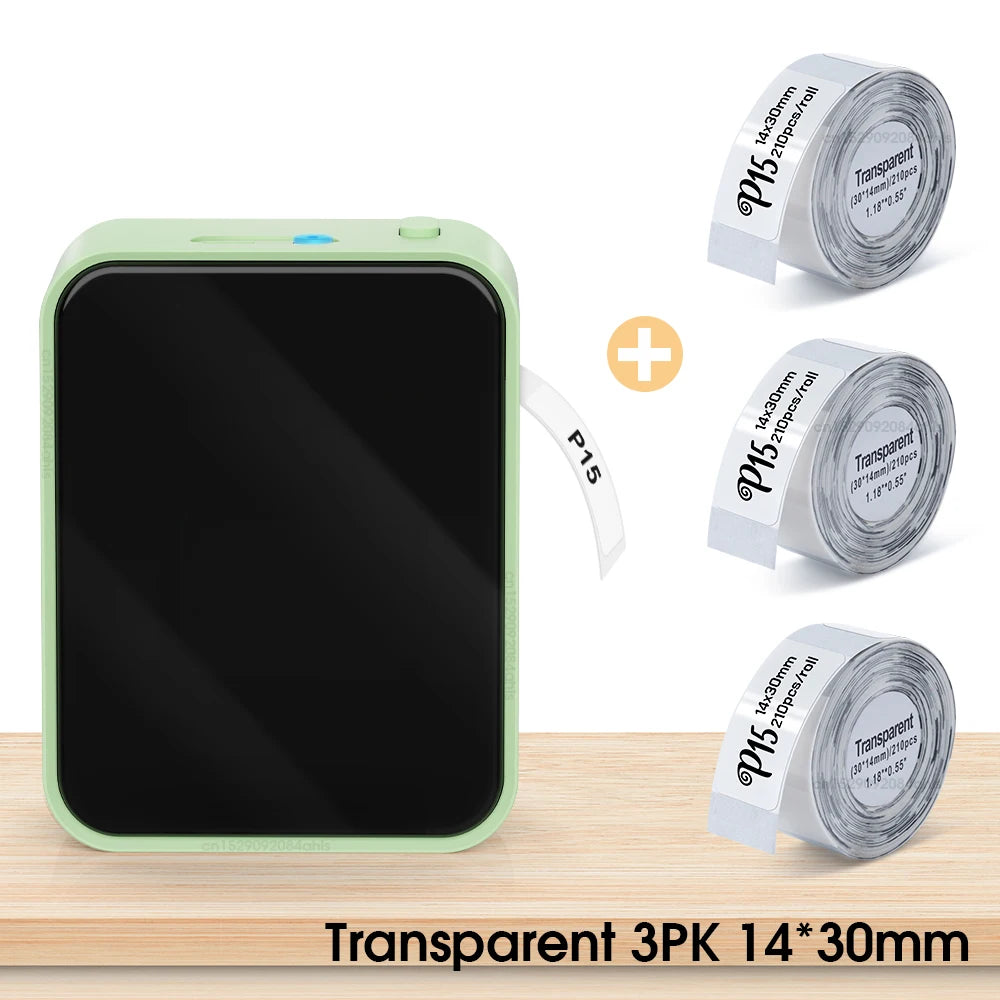 Marklife P15 Bluetooth Label Printer - Portable Inkless Sticker Maker