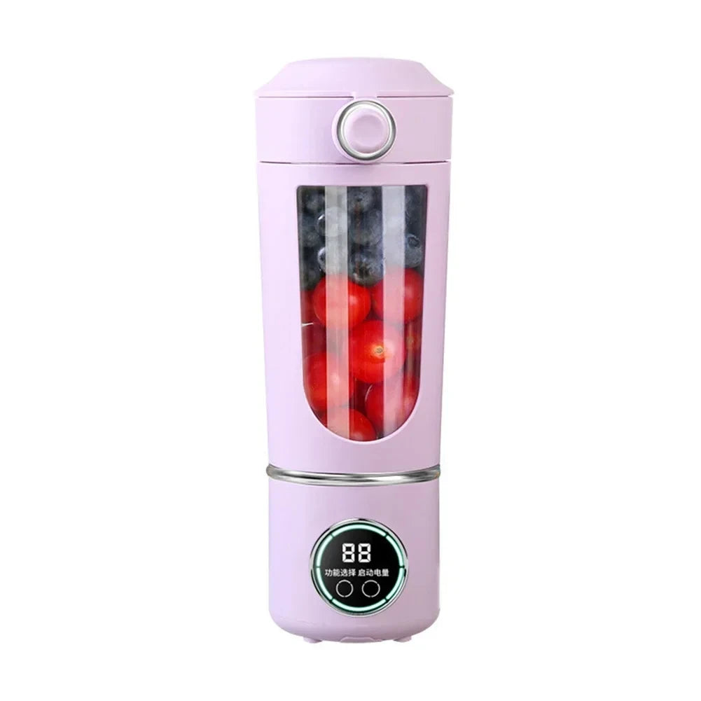 Stainless Steel 700ml Electric Blender Bottle with 12 Blades