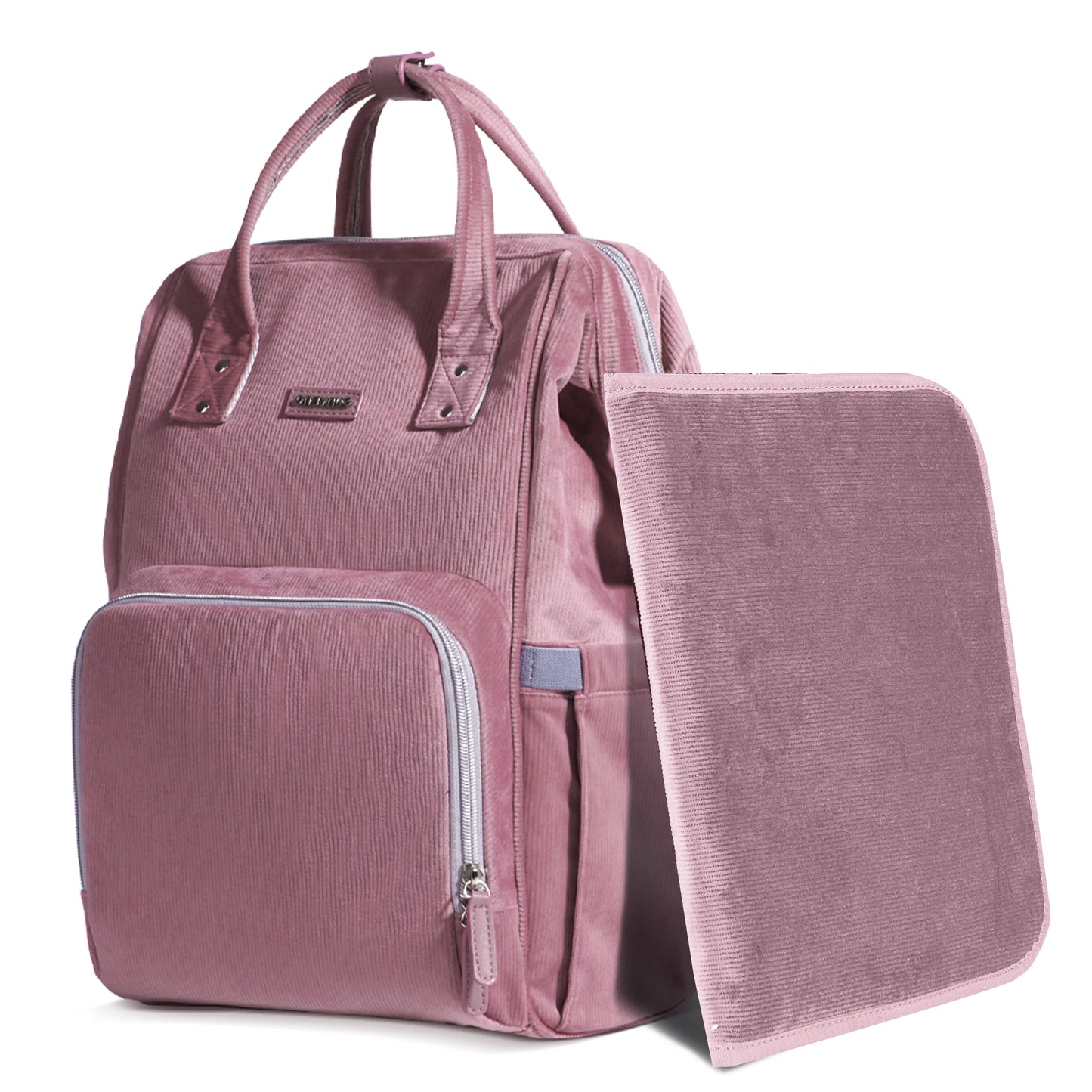 Travel Diaper Bag Backpack - Large Mommy Organizer with Zipper