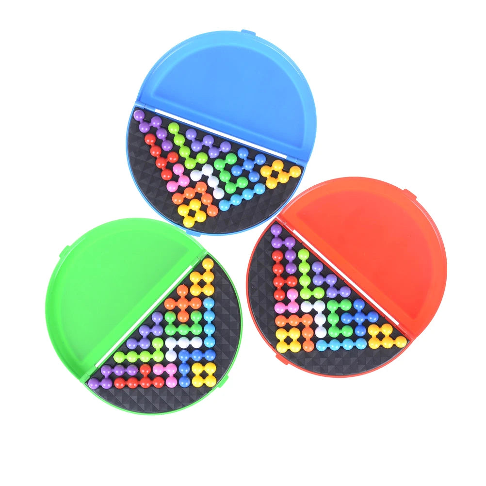 Classic IQ 3D Puzzle Board Game - Montessori Logic Bead Toy