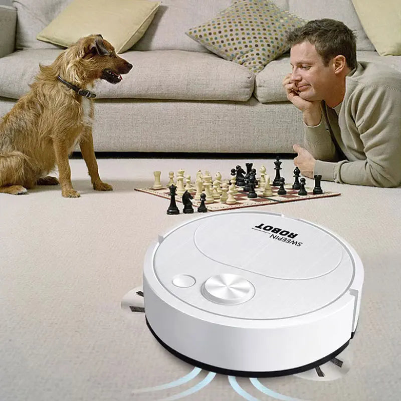 Smart USB 3-in-1 Robot Vacuum and Mop Cleaner