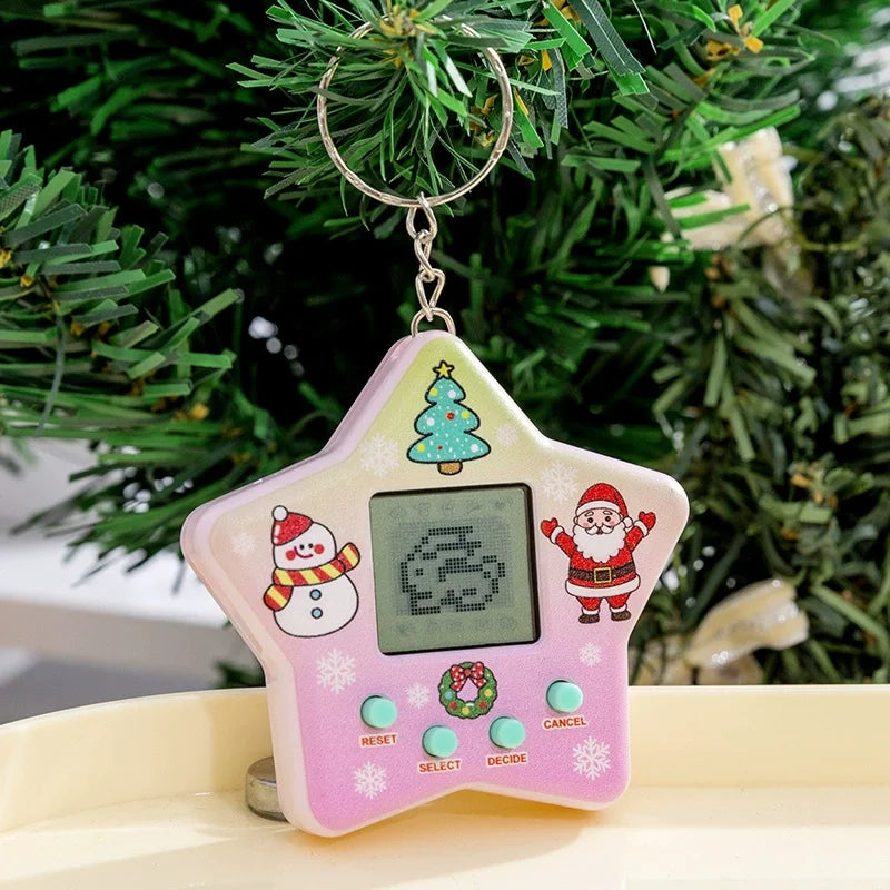 Transparent Virtual Pet Toy - 168-in-1 Nostalgic Digital Game